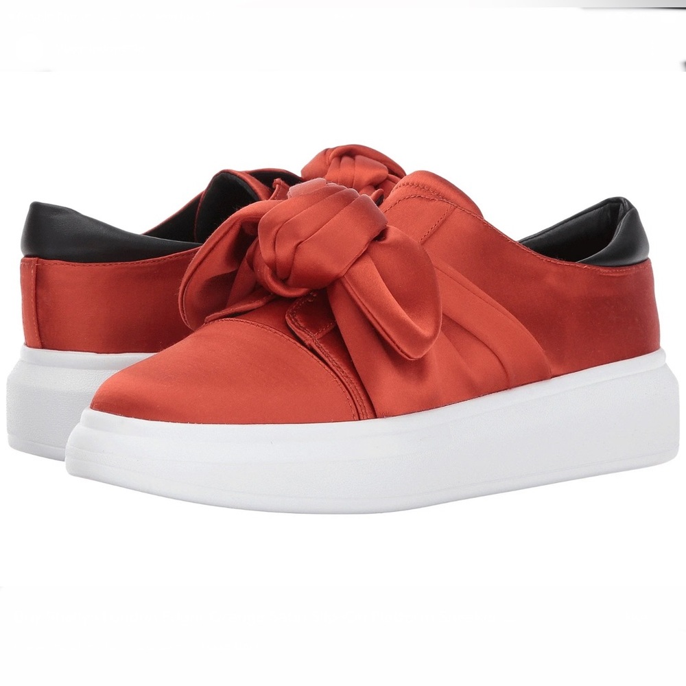 ⏳VGUC- Shellys London ‘Edgar’ Orange Satin Kicks